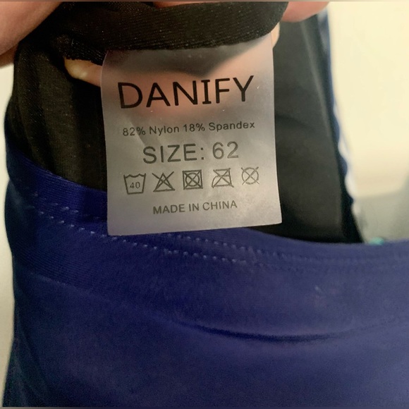 Danify Women's Vintage Style Pin Up Swim Dress - size 28 - Picture 8 of 9